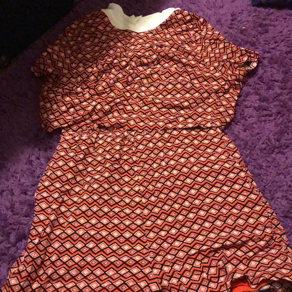 Retro Themed Romper Dress